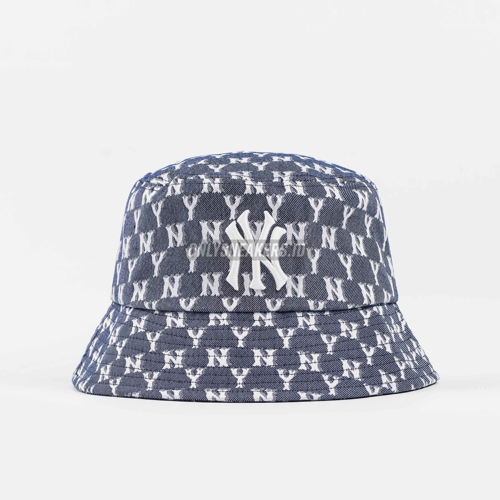 MLB NY YANKEES MONOGRAM CLASSIC BUCKET HAT DENIM