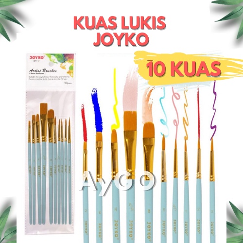 

KUAS JOYKO BR-17 Brush Kuas Cat Air Lukis Acrylic RB9