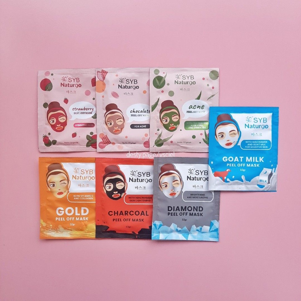 ✨LACIKOSME✨ SYB NATUR90 PEEL OFF MASK - NATURGO MASKER WAJAH BY SYB BPOM ORIGINAL