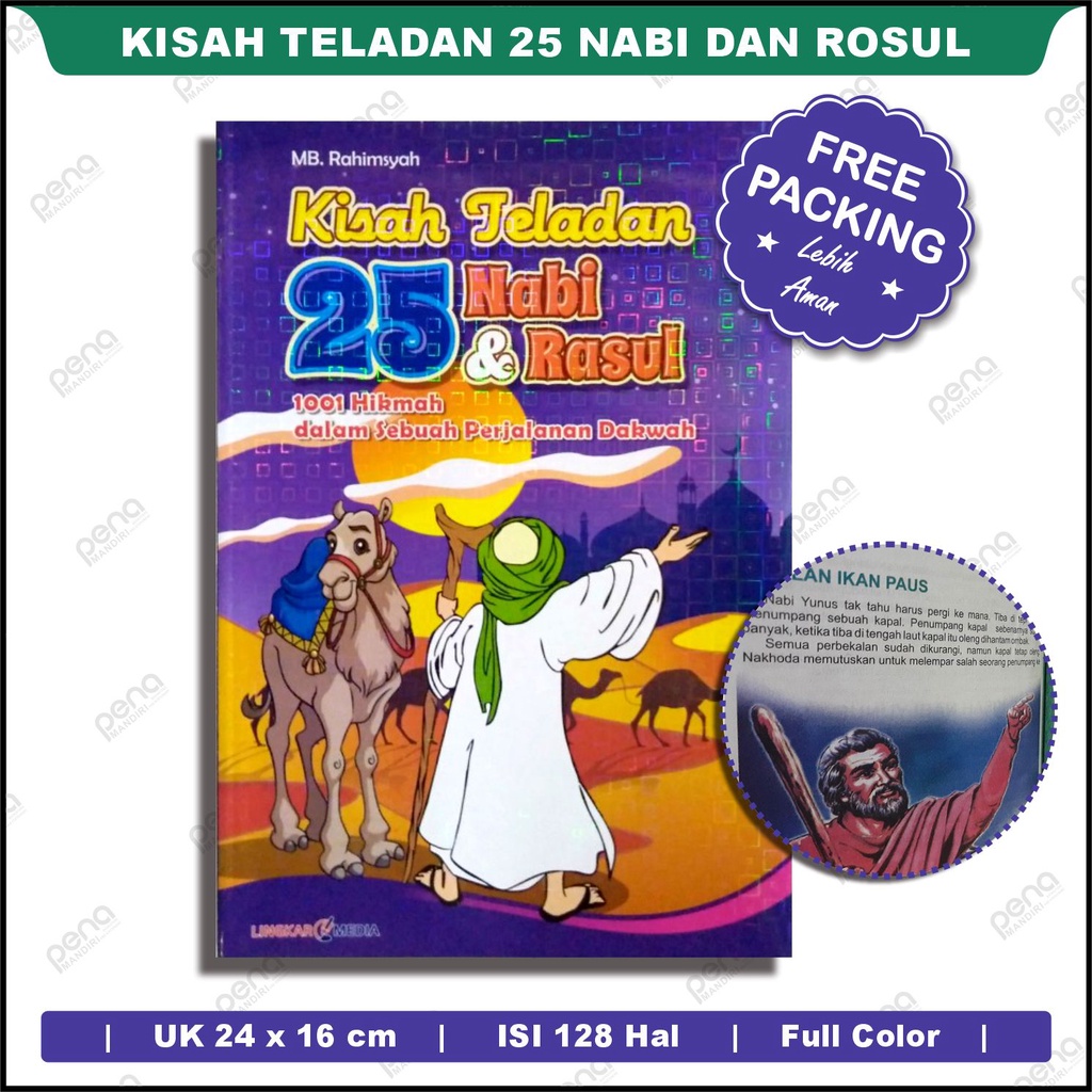 Buku Kisah Teladan 25 Nabi &amp; Rasul / Buku Cerita Nabi