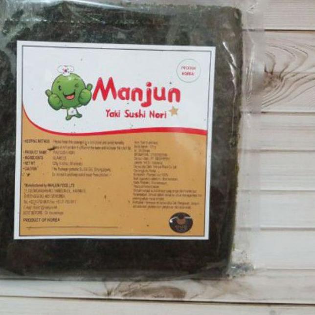 

☜ PALING MURAH NORI MANJUN GRADE B isi 50sheets ☪