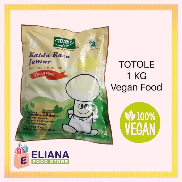 

TOTOLE KALDU PENYEDAP RASA JAMUR 1 KG / TOTOLE MUSHROOM STOCK 1 KG
