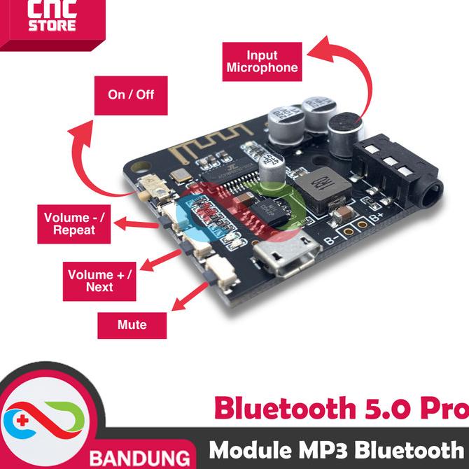 MP3 BLUETOOTH 5.0 AUDIO PRO RECEIVING MODULE DECODER BOARD cncst00