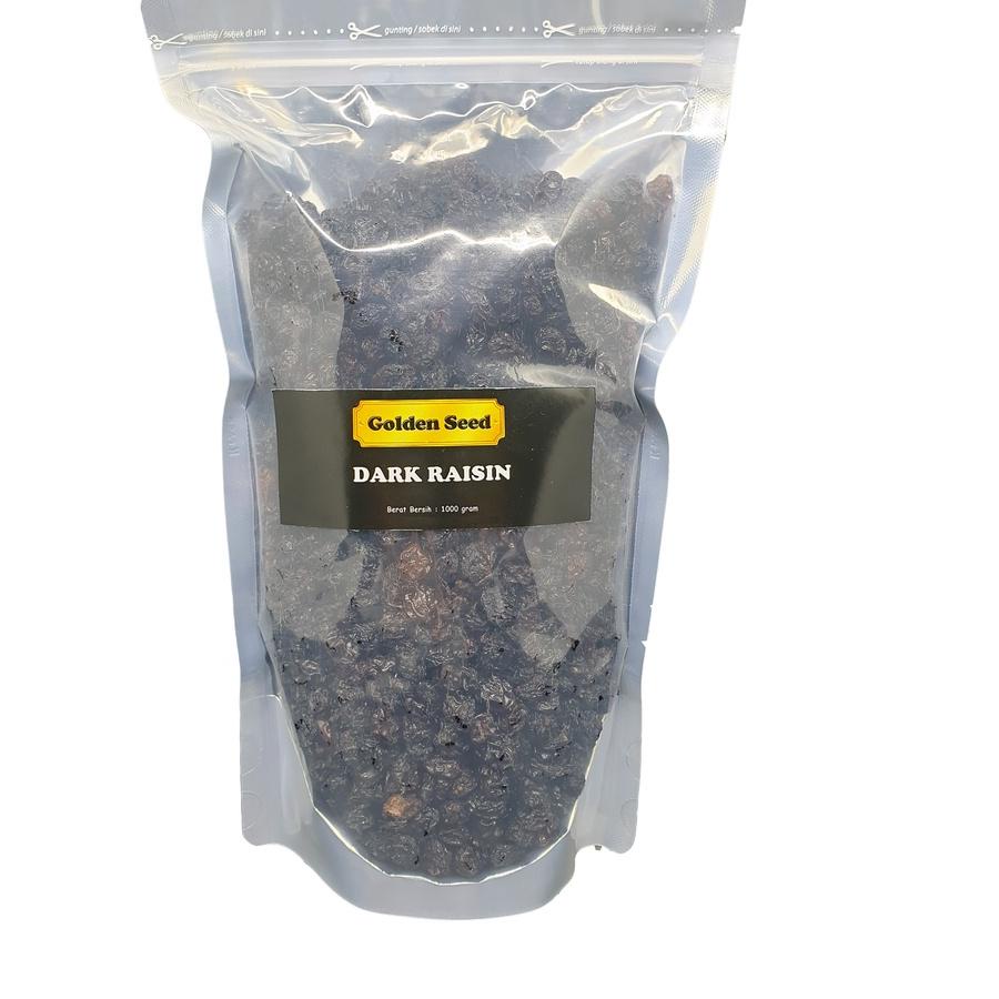 

✽ DARK RAISIN 1 KG UNSWEETENED PREMIUM - KISMIS HITAM 1000 GRAM ➱