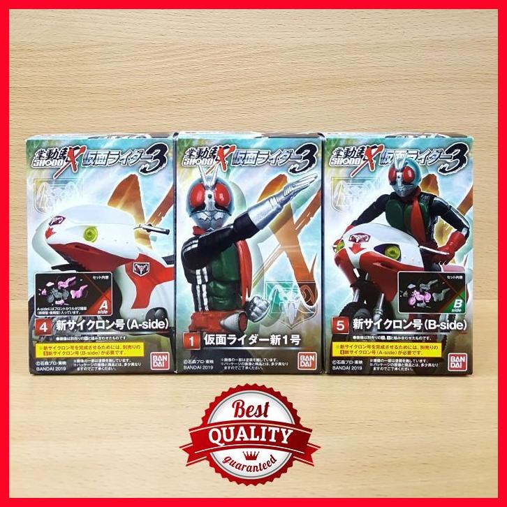 (LBB) SHODO-X Kamen Rider 3 - Masked Rider New-1 & New Cyclone [Shin Ichigo]