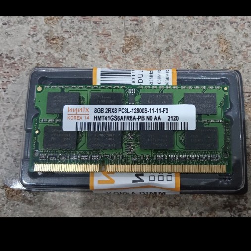 Best Seller Sodimm Ddr3 8Gb Hynix Pc 12.800 / 1600 Mhz ( Ram Laptop )