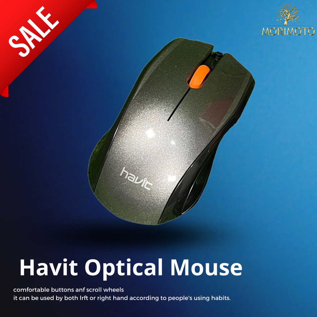 Havit HV-MS689 OPTICAL MOUSE/  Mouse office kabel USB cocok untuk kerja