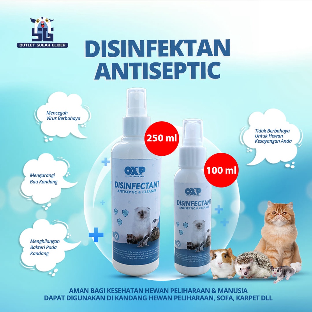 DISINFECTANT / DISINFEKTAN SPRAY PENGHILANG BAU KANDANG HEWAN PELIHARAAN