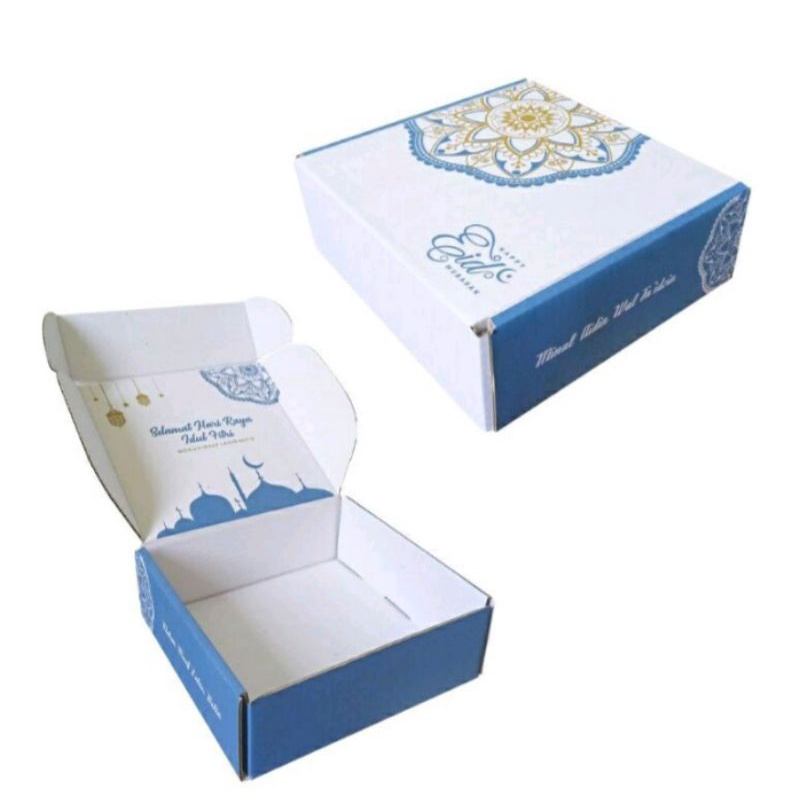 kardus  Box 27x27x10 cm Puding Karton/Paking/Hampers