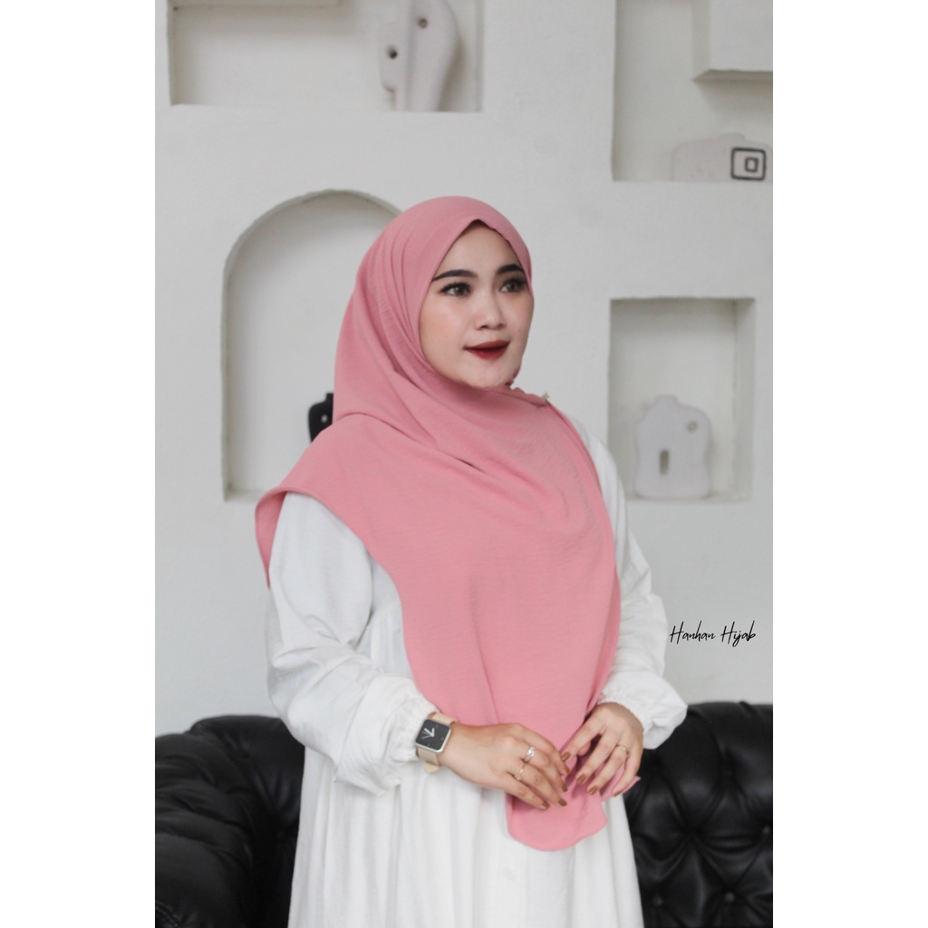 (100K Get 4) PASHMINA OVAL POLOS CRINKLE PREMIUM / CRINKLE PREMIUM