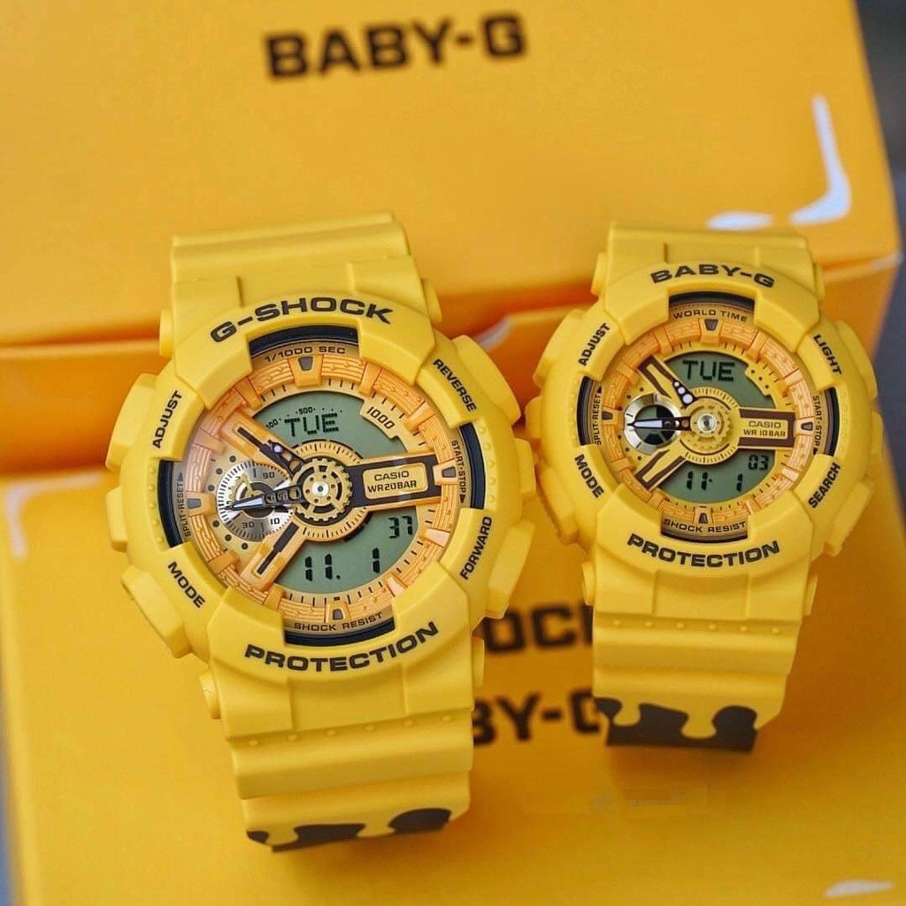 Casio G-Shock GA-110 Casio Mod GA110 - Yellow Honey Bee