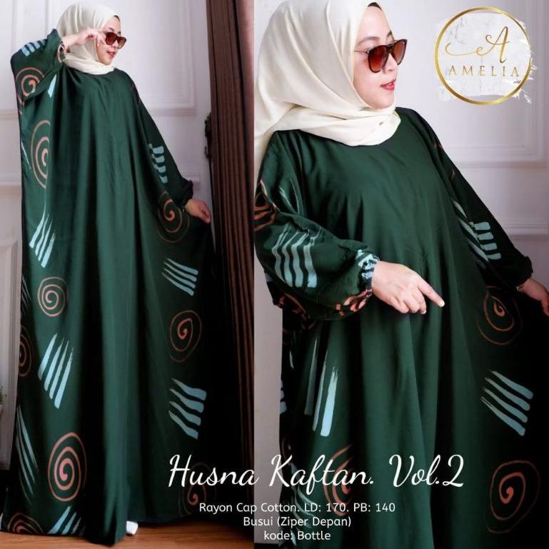 SALE TERBATAS Gamis Kaftan Super Jumbo / Bilion Kaftan / Jois Kaftan / Olga Kaftan Ld 150 / Longdres