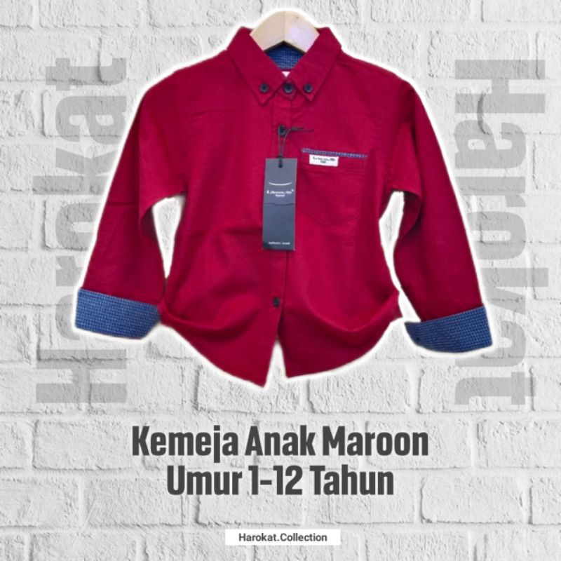 kemeja anak Lengan panjang Libas