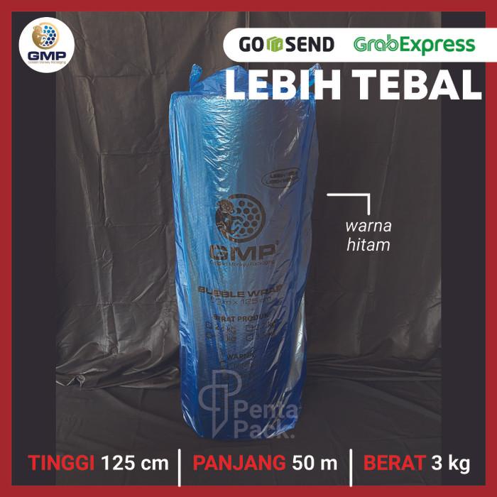 

[LEBIH TEBAL] Bubble Wrap GMP 125 cm X 50 m (Putih/Hitam)