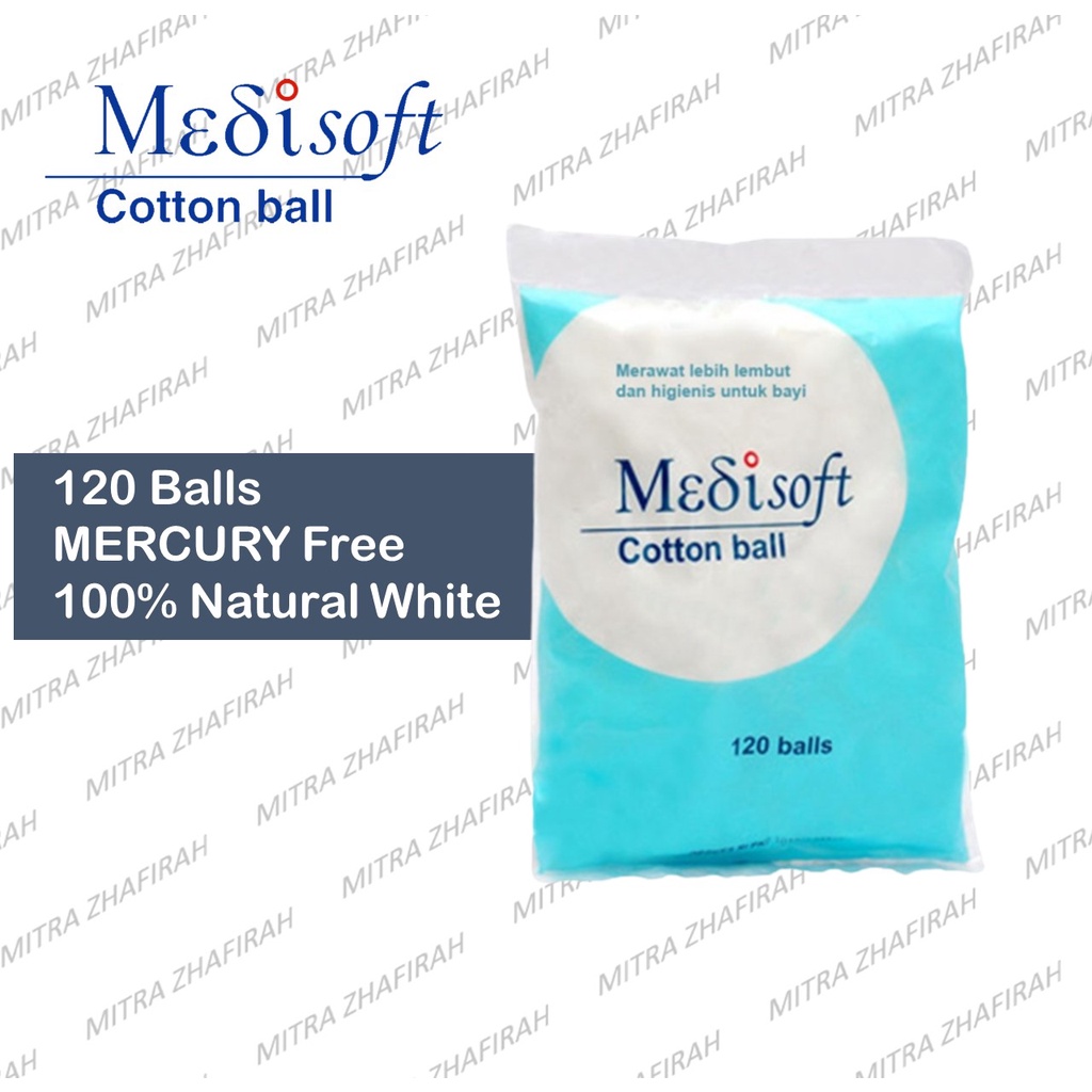✅MZ✅ MEDISOFT COtton Ball - Kapas Bola MEDISOFT isi 120 bola