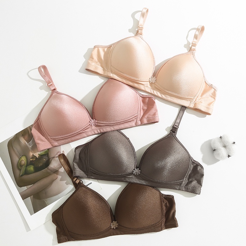 BH Bra Cup Tipis Tanpa Kawat High fit Push up bra Super soft