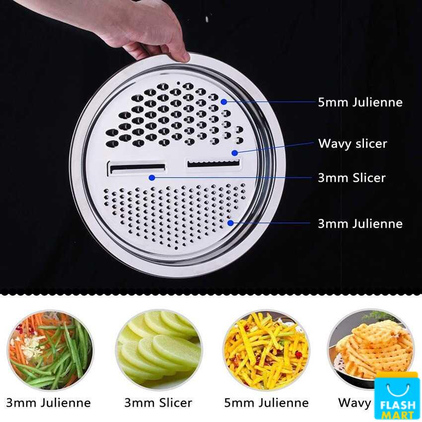 Flashmart Baskom 3in1 Saringan Parutan Drain Basket Grater 25cm - FVT20