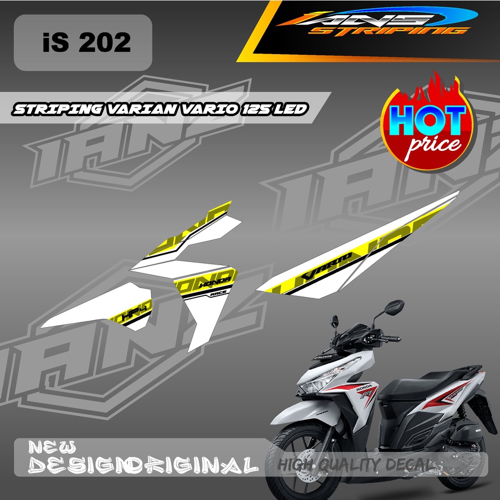 TERBARU STIKER VARIO 125 LED STRIP/ STIKER VARIO CUSTOM / DECAL STIKER KERETA HONDA VARIO 125LED IS202