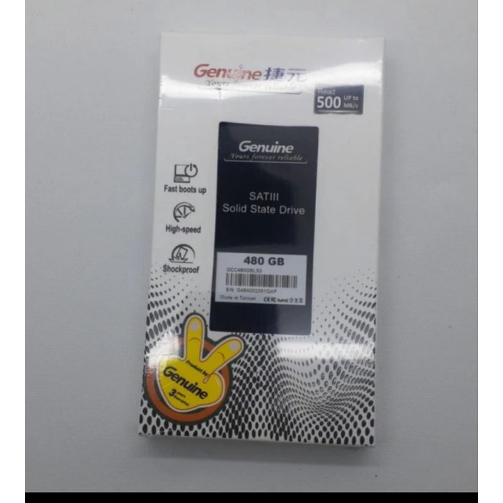 SSD GENUINE 480GB 2.5