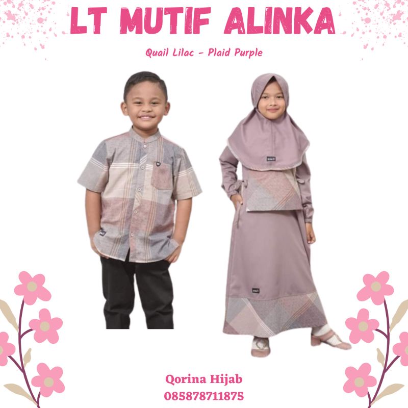 Sarimbit Mutif 2023 / Mutif Alinka / Sarimbit Keluarga / Gamis Anak / Koko Anak