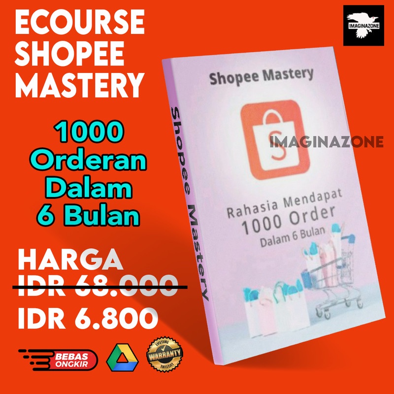 Ecourse Marketplace Orange Komunitas Premium Mastery Shopee Mastery | IMAGINAZONE