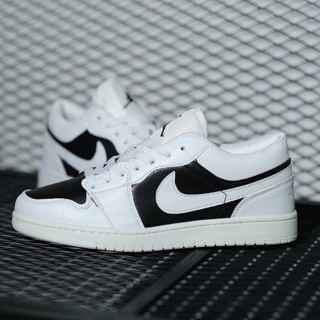 SEPATU Nike Jordan 1 Low White Black Panda