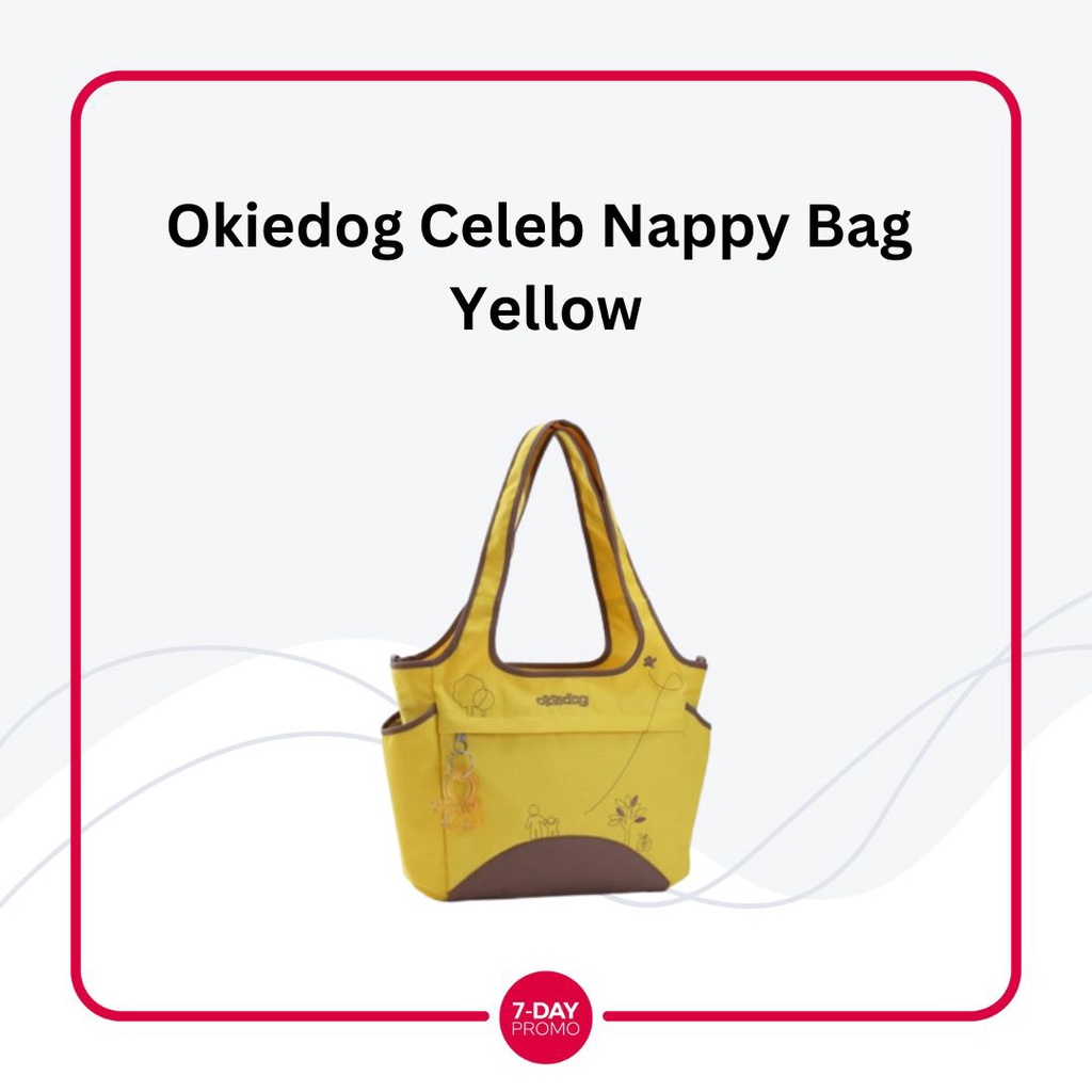 Okiedog Celeb Nappy Bag - with accessories tas bayi