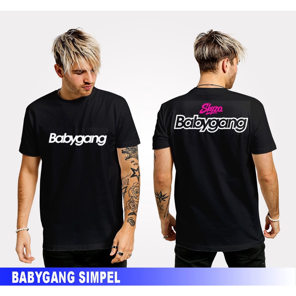 Kaos murah Kaos distro murah baju  distro pria t-shirt murah combed30s skyzo BABYGANG