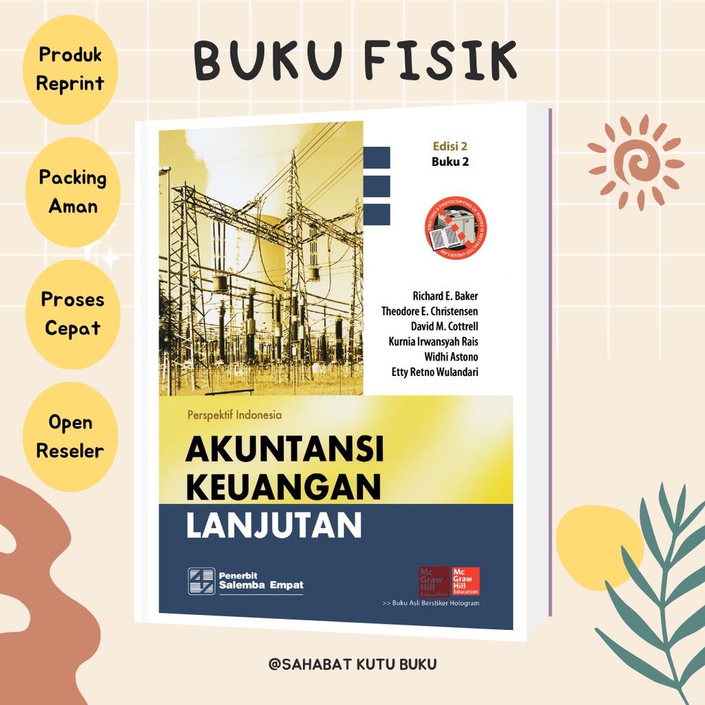 BUKU AKUNTANSI KEUANGAN LANJUTAN-PERSPEKTIF INDONESIA  BUKU 2 EDISI 2 - RICHARD E. BAKER