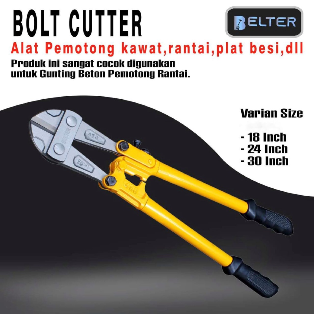 GUNTING BESI BETON 1824"30" 36"42" PEMOTONG RANTAI KAWAT 900MM BOLT CUTTER 36
