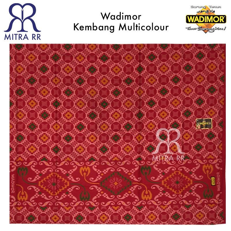 Sarung Wadimor motif Kembang Multicolour - Grosir / Ecer