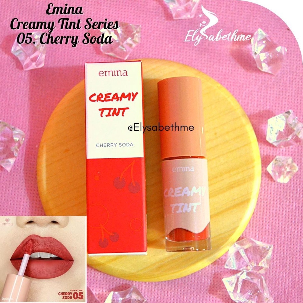 ✿ELYSABETHME✿ ˜”*°• emina •°*”˜. Emina creamy tint baru  liptint ombre lips glossy