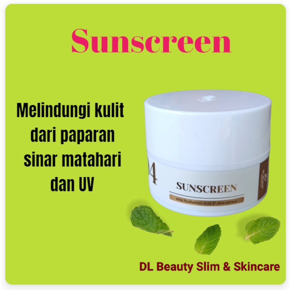 Sunscreen 10gr paket glowing cepat BPOM perawatan wajah glowing  perawatan wajah pria dan wanita cre