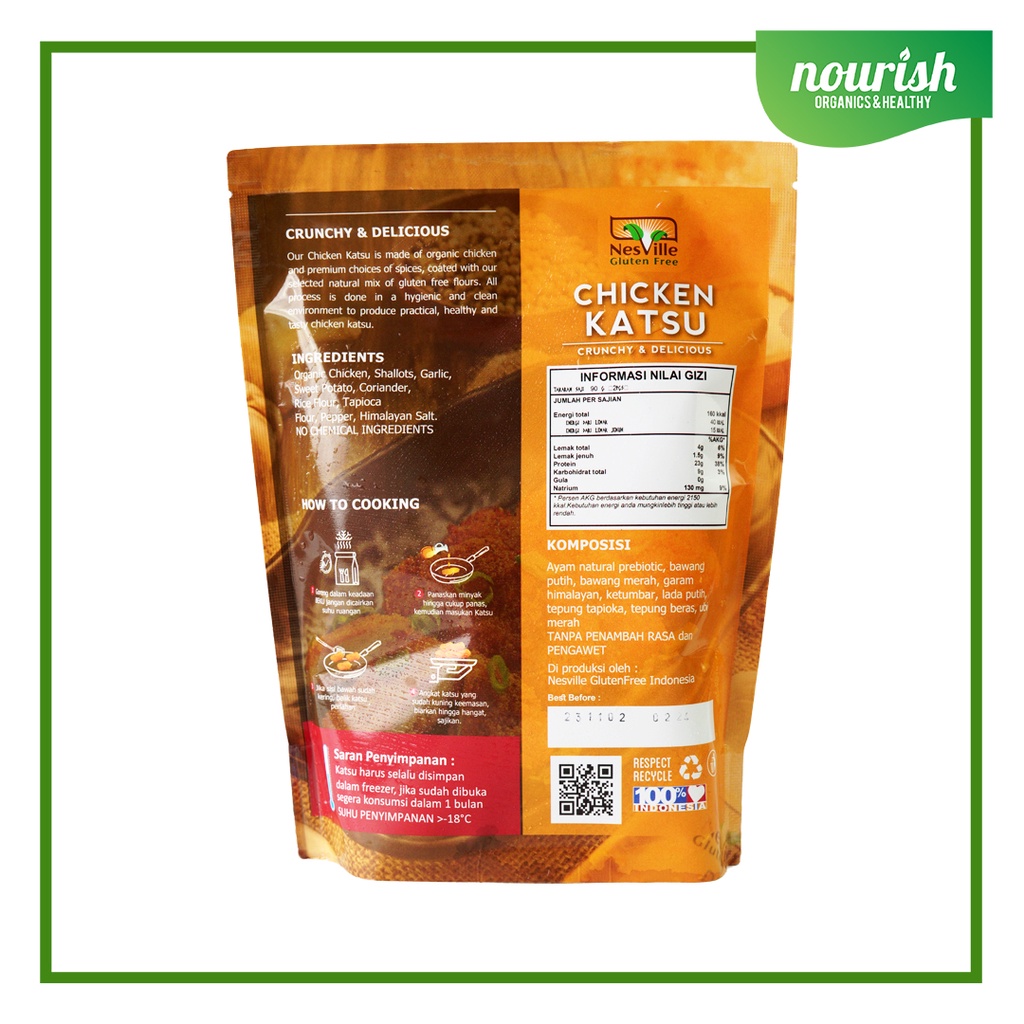 Nesville CHICKEN KATSU 8pc Non GMO,GLUTEN FREE,HALAL