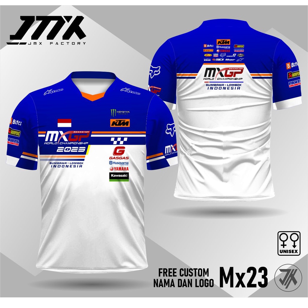 jersey mxgp 2023 jersey motocross trail trabas enduro grasstrack kaos mxgp lengan pendek