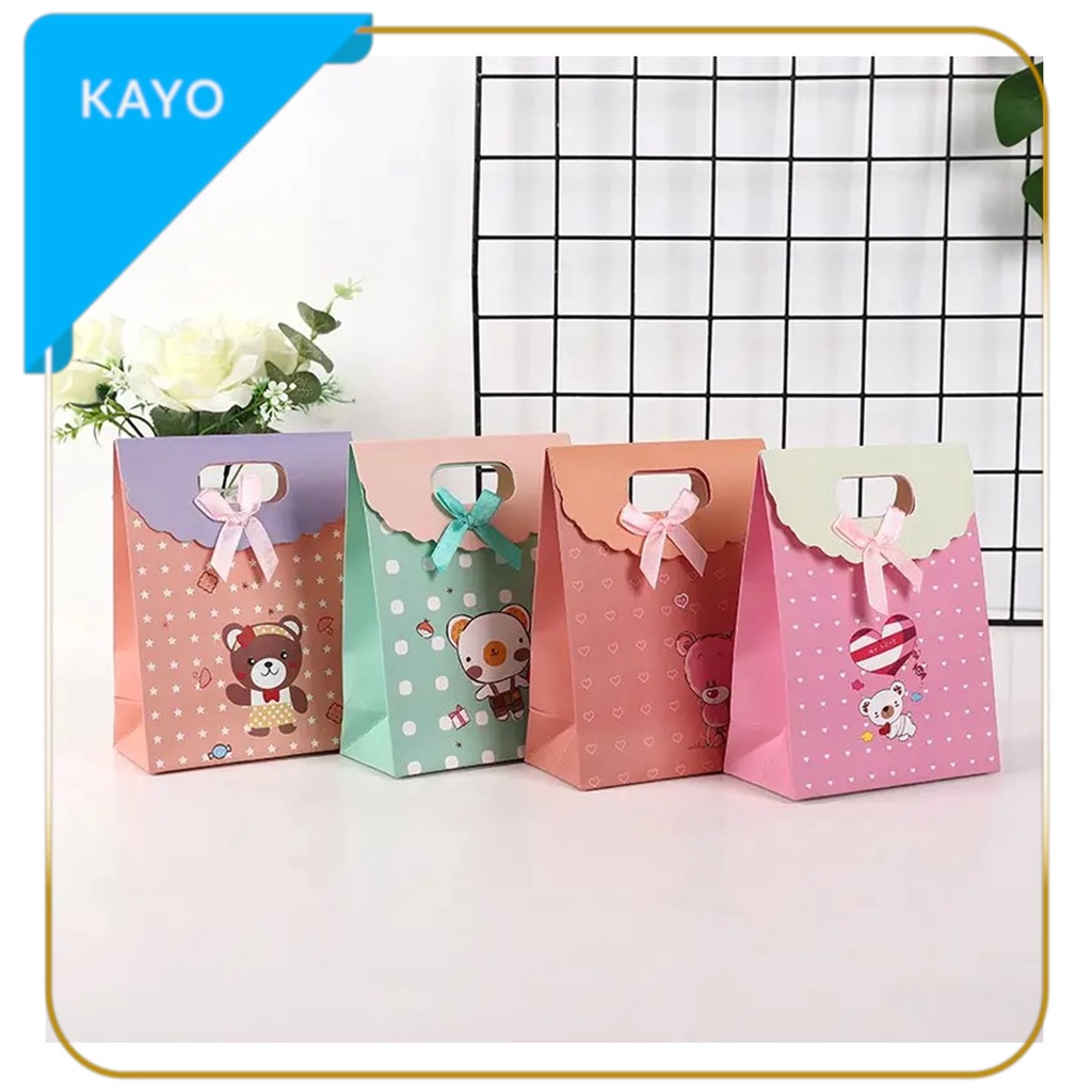 

paper bag BEAR L bungkus kado, kotak kado, grosir paper bag, kantong souvenir