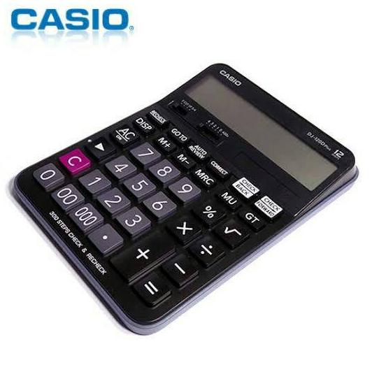 

CASIO DJ-120D PLUS - KALKULATOR CEK ULANG - CHECK CORRECT CALCULATOR