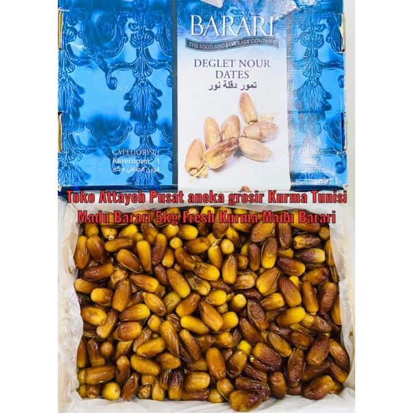 

Dijual Kurma Tunisia Madu Barari 5kg Fresh Kurma TuniMadu Barari Deglet Nour - TANPA PENGAMAN Diskon