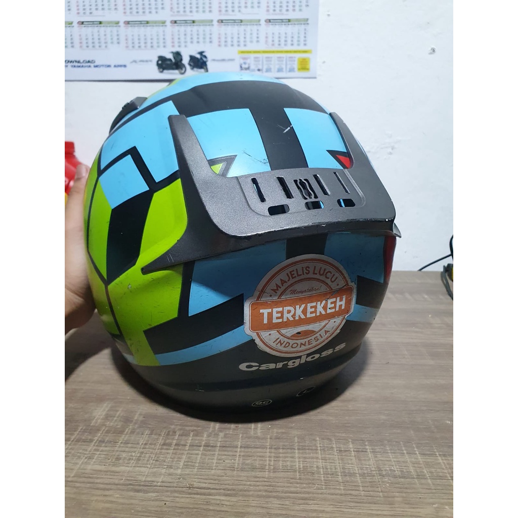 Helm Cargloss New Sport One Tetris Helm Full Face Size L Second