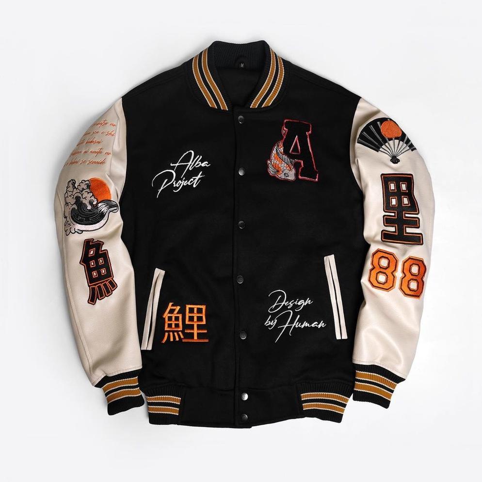 ALBA PROJECT - NISHIKIGOI VARSITY JACKET