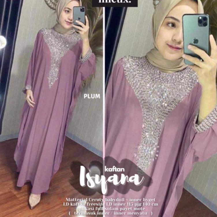 MENARIK ISYANA KAFTAN MIEUX kaftan payet jumbo original mieux