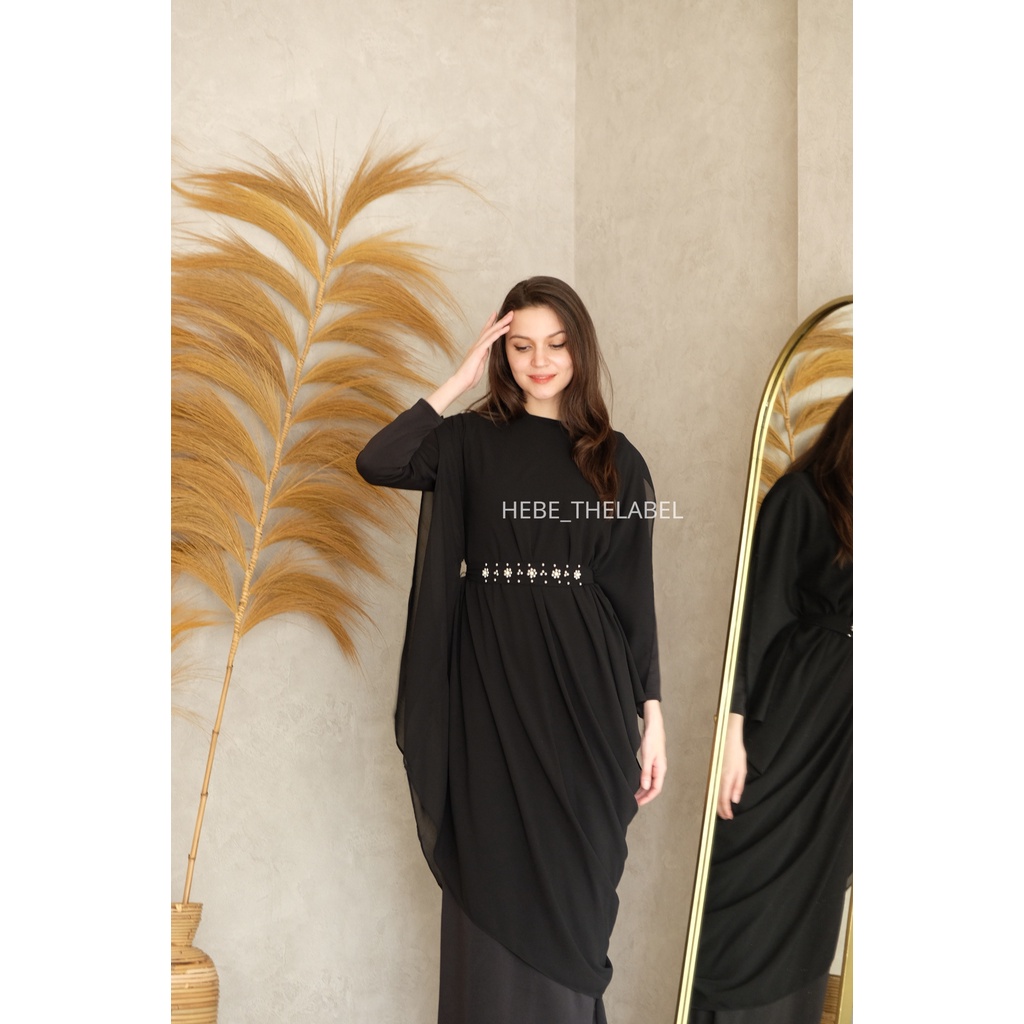 Akilah Kaftan (available Couple ) Dress Pakaian Lebaran Idul Fitri Wanita