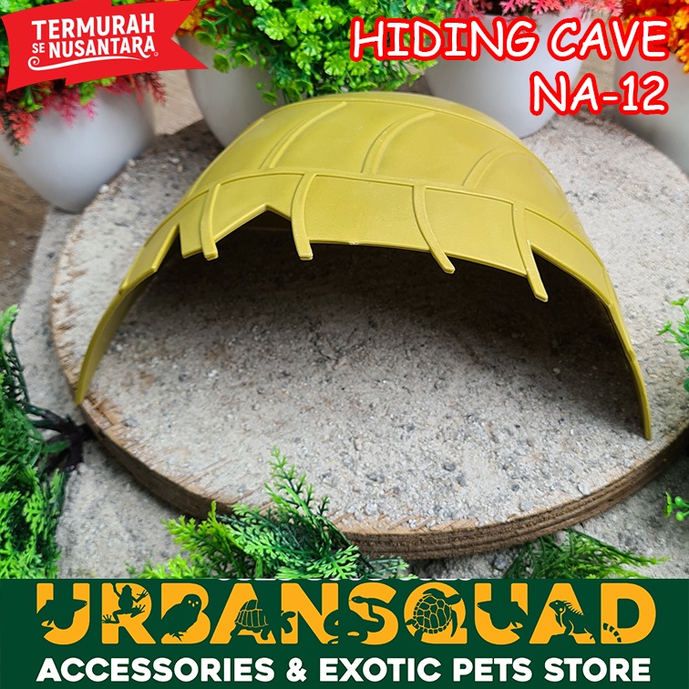HIDING CAVE NOMOY NA-12 REPTIL TORTO SULCATA ALDABRA TERMURAH