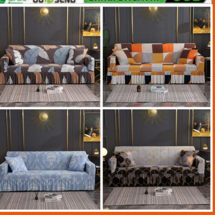 ❃ COVER SOFA MOTIF COVER SOFA STRECH SARUNG SOFA SOFA TAMU SARUNG SOFA 123SEATER SOFA MOTIF ☋