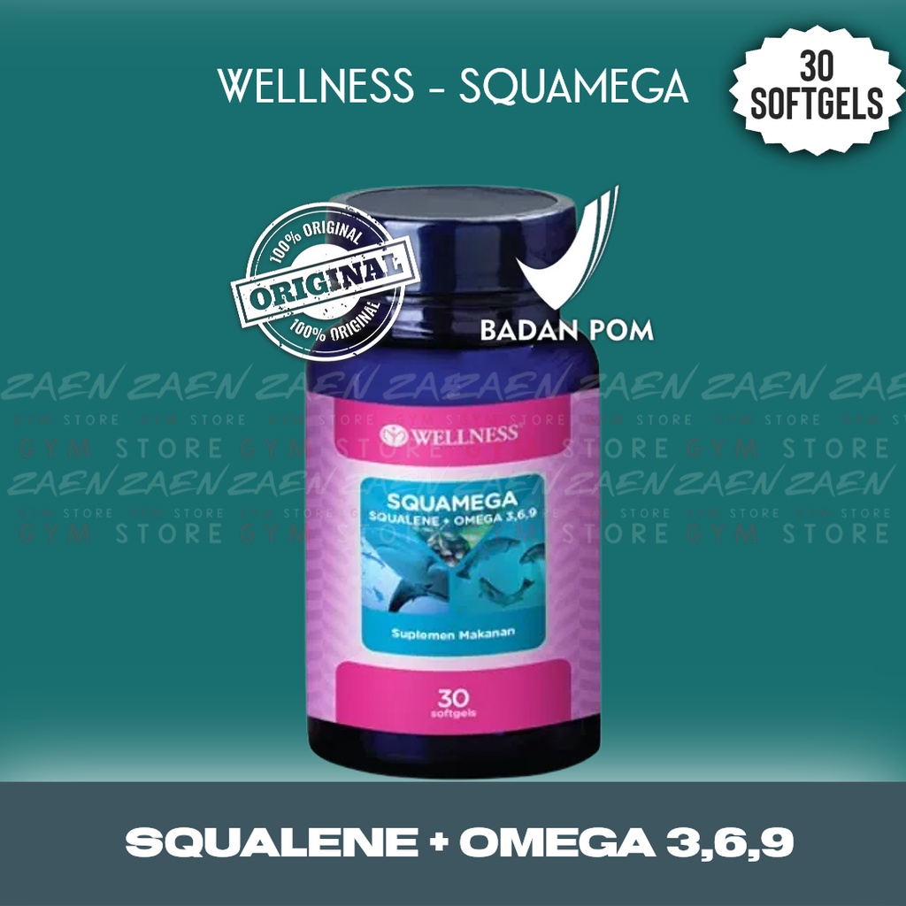Wellness SQUAMEGA Squalene Omega 3 6 9