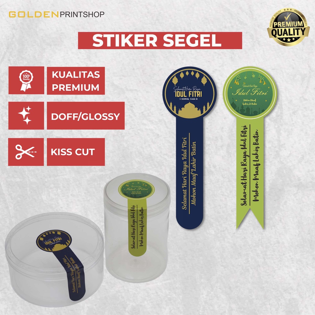 STICKER LABEL IDUL FITRI | STICKER LABEL LEBARAN | STICKER SEGEL LEBARAN | STICKER TOPLES | STICKER 