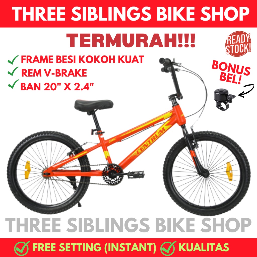 TERMURAH SEPEDA BMX CENTRUM by PACIFIC 6650 BAN 2.40 20 INCH
