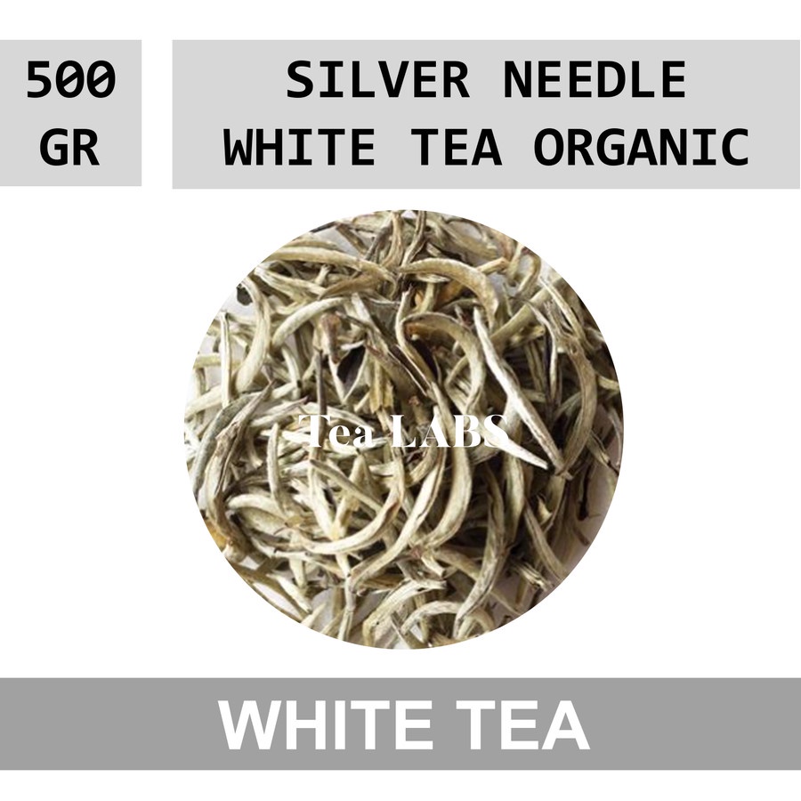 

White Tea Silver Needle Organik / Teh Putih Premium Kiloan 500 GRAM