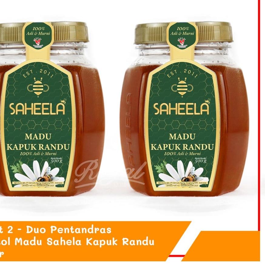 

♖ Saheela 2 Botol Murni Kapuk Randu Saheela 500gr [Paket Tenang] Berlisensi ✥