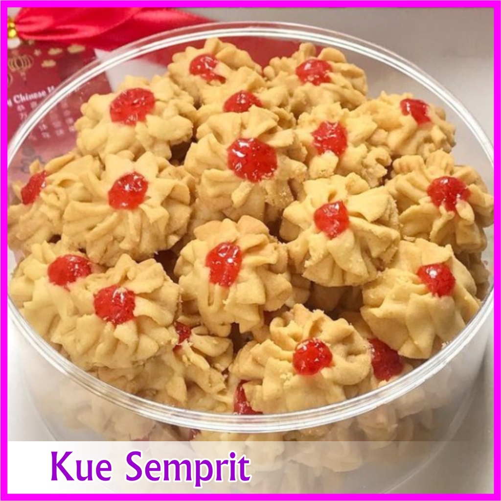 

Kue Semprit Handmade Kuker Kue Lebaran Kemasan 250 Gram (1/4 Kilo)